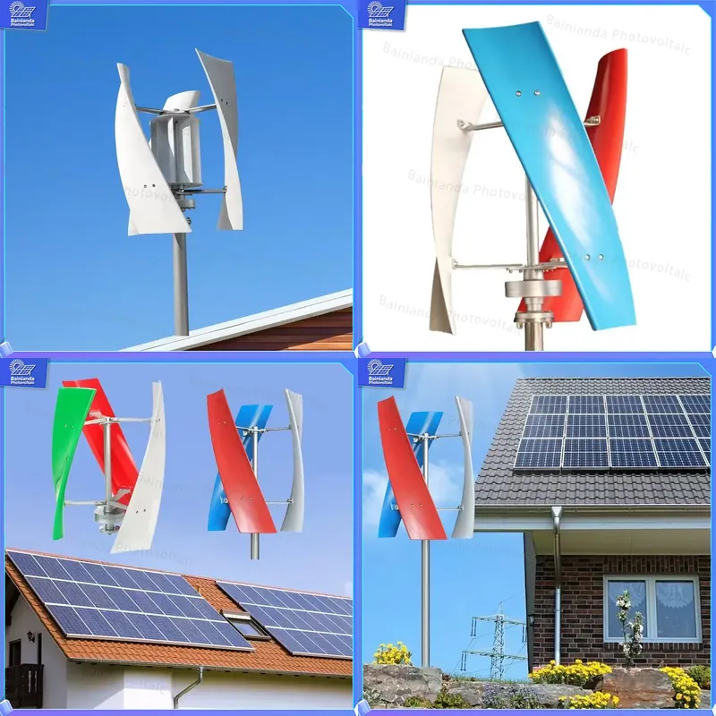 Wind Solar Hybrid Kit - 5KW Hybrid Solar Wind Turbine Generator