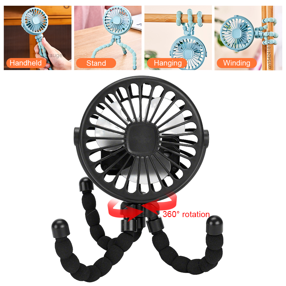Mini Wind Turbine Vertical - Octopus Fan Mini Flexible Tripod Cooler