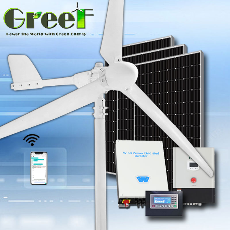 20KW High-power Electric Solar - Wind Solar Hybrid Kit recension och pris