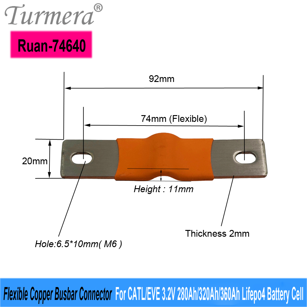Turmera 12V 24V 48V Flexible C - Lifepo4 Battery Pack recension och pris