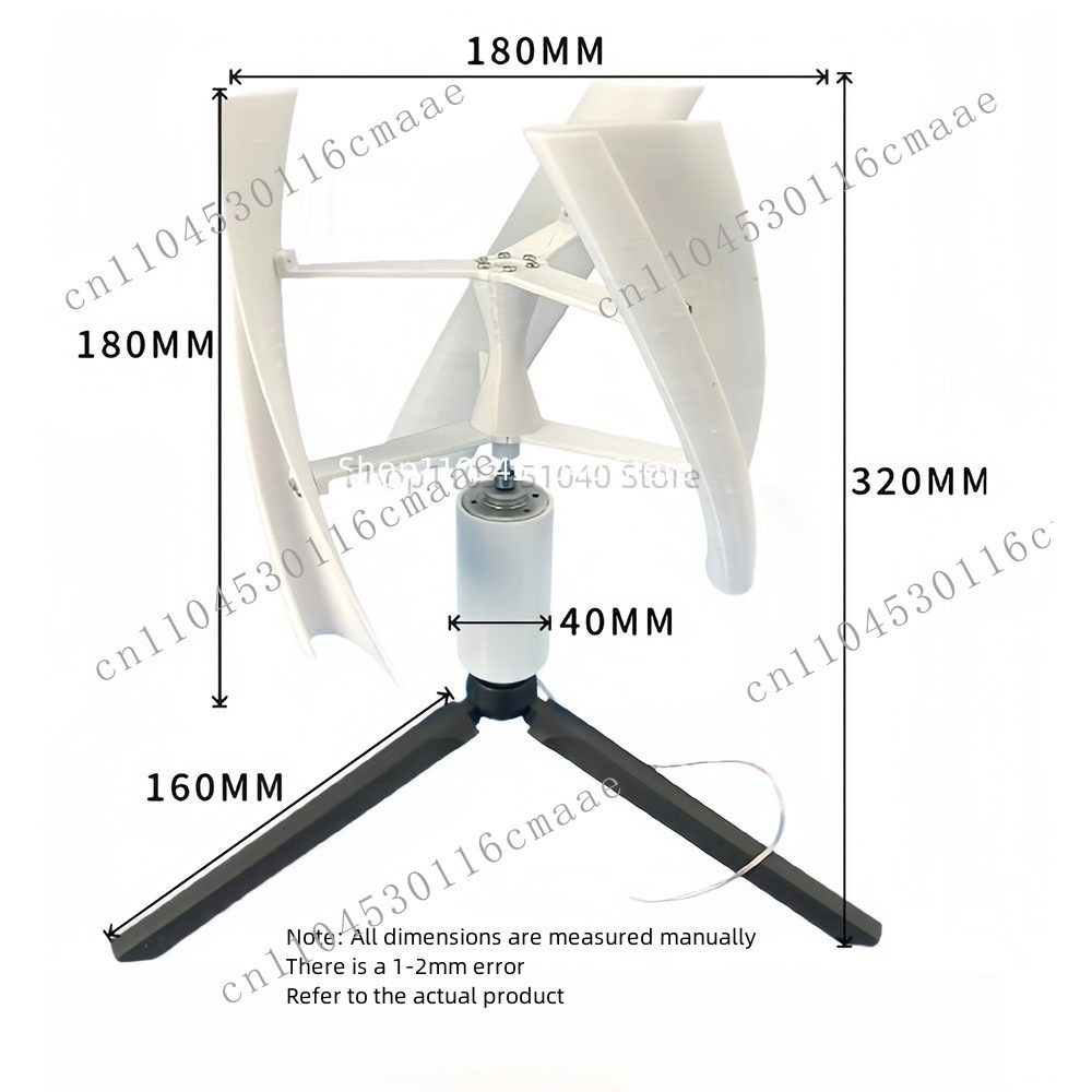 New DIY Wind Turbine Fan Blade - Mini Wind Turbine Vertical recension och pris