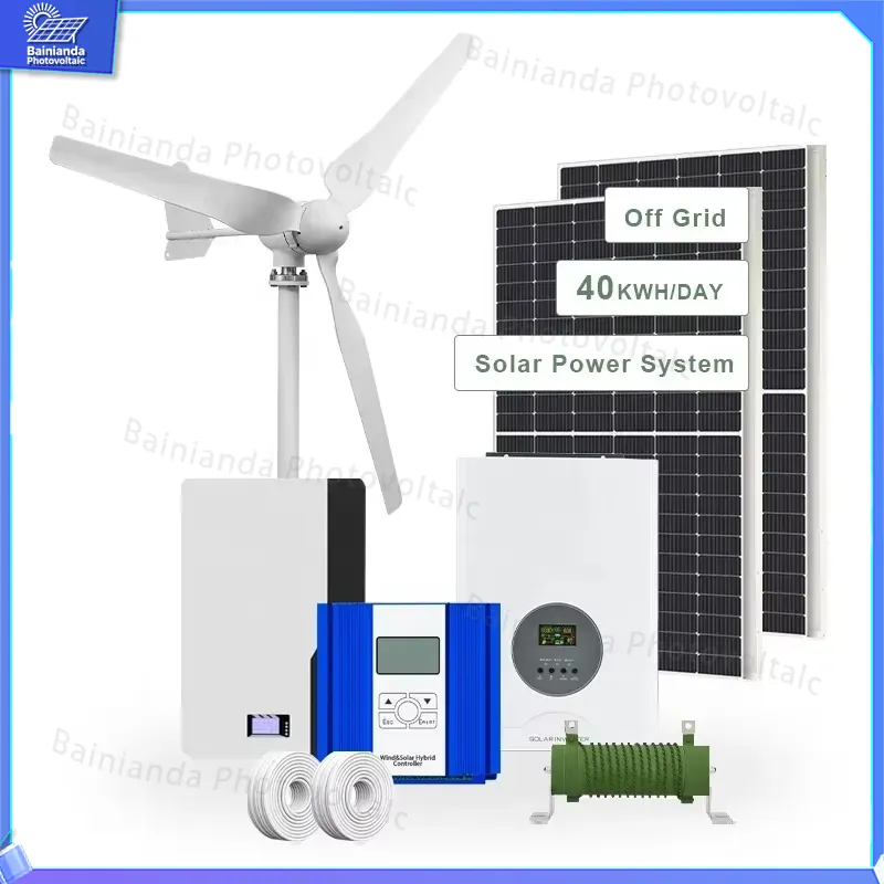3KW Solar Wind Turbine Generat - Wind Solar Hybrid Kit recension och pris