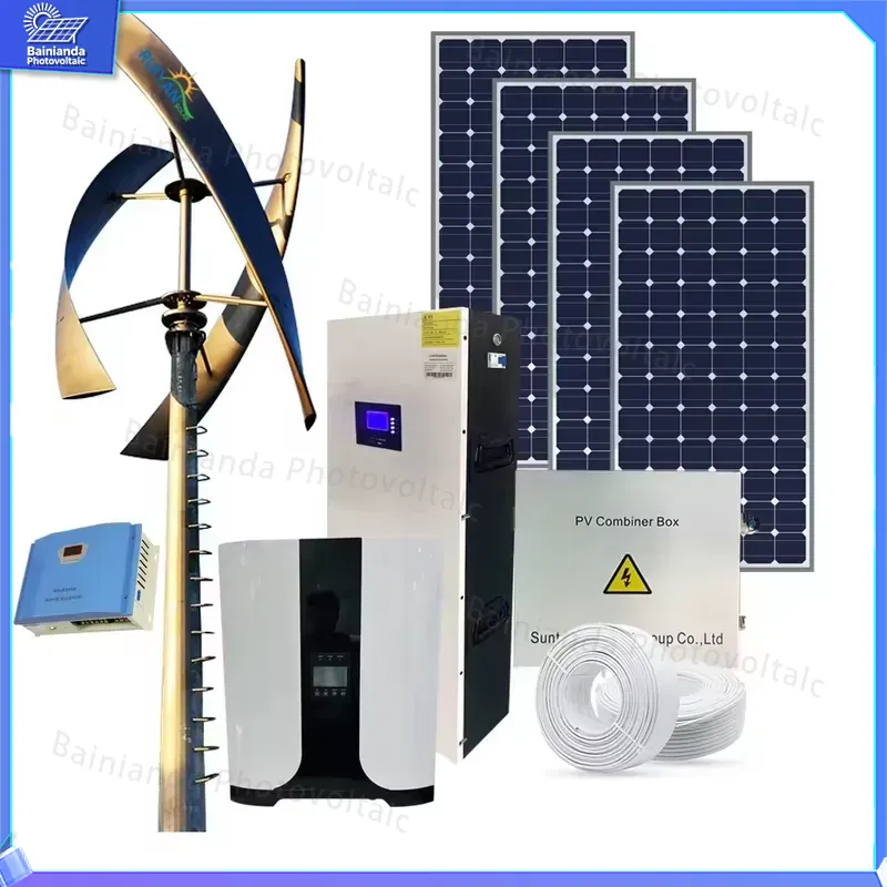 3KW Solar Wind Turbine Generat - Wind Solar Hybrid Kit recension och pris