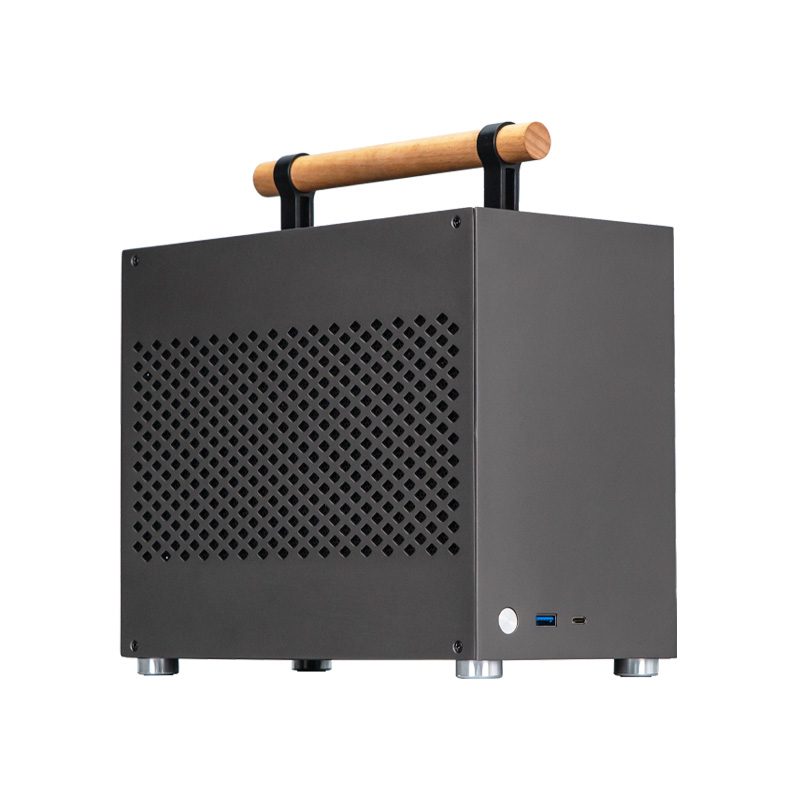 P16 ITX Case All-Aluminum A4 S - Mini Wind Turbine Vertical recension och pris
