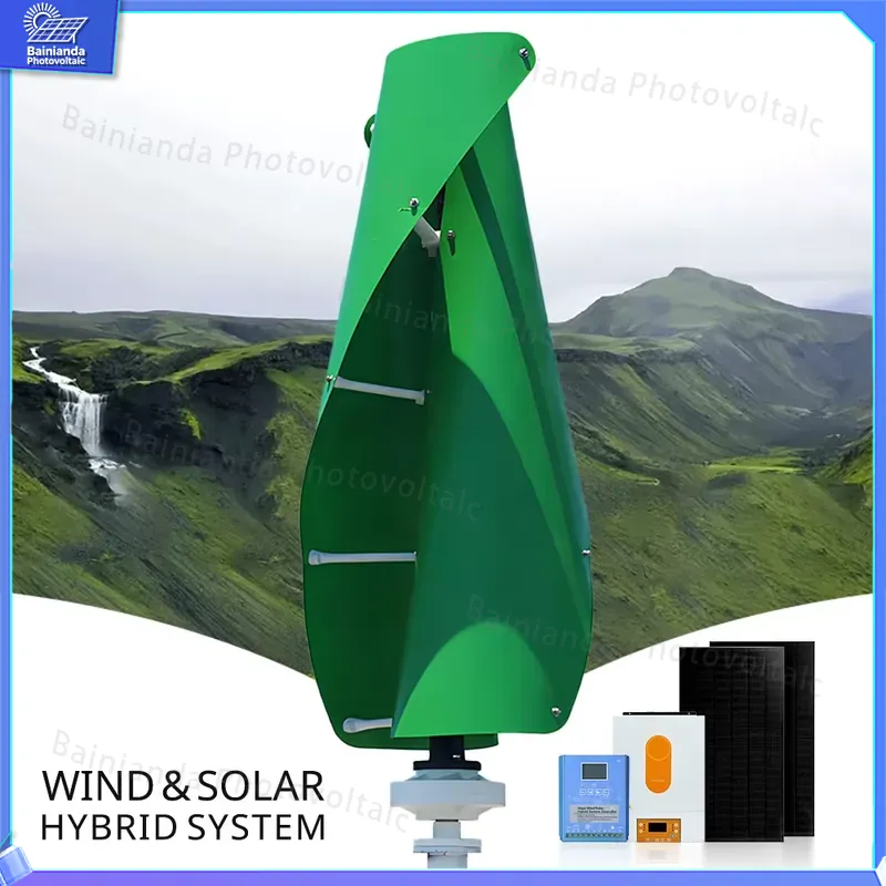 5kW 10kW Hybrid Solar Wind Tur - Wind Solar Hybrid Kit recension och pris